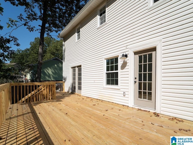 view of deck