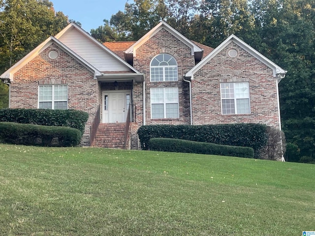 view of property with a front yard