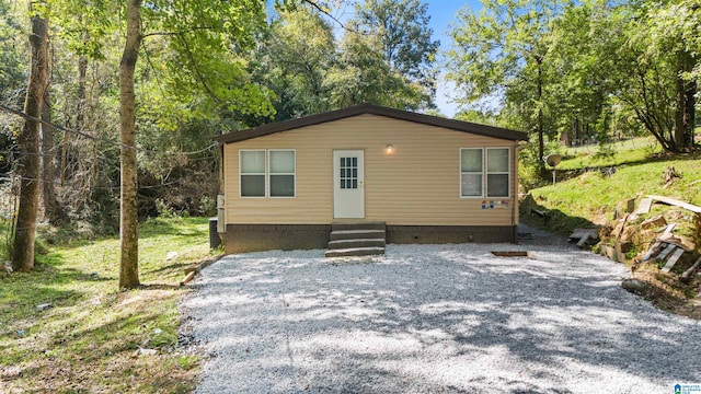 view of manufactured / mobile home