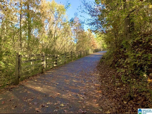 view of road