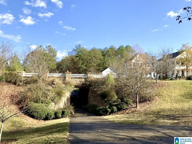 view of road