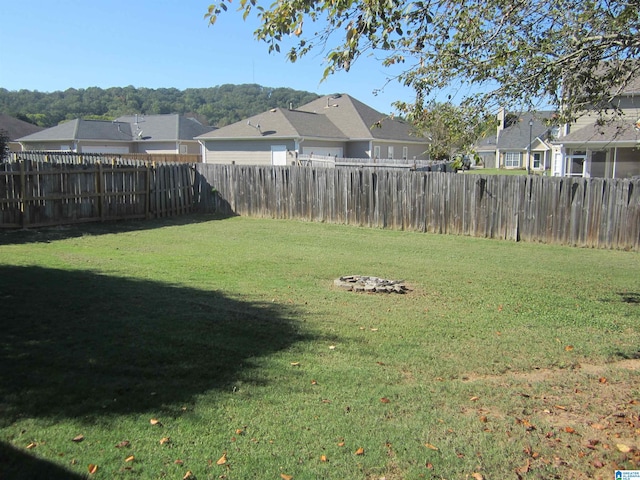 view of yard