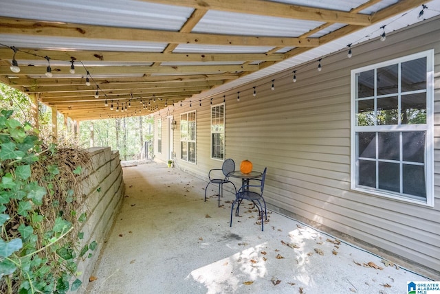 view of patio