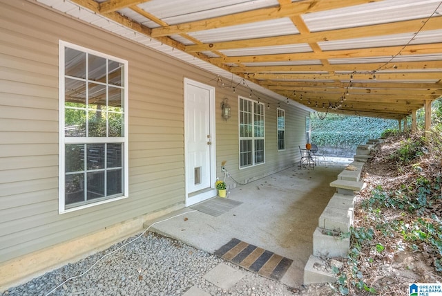 view of patio