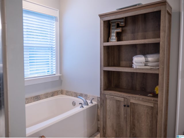 bathroom featuring a bathtub