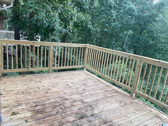 view of deck