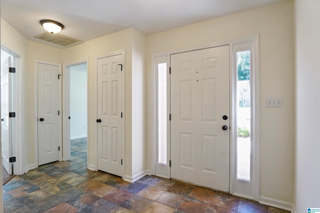 view of entrance foyer