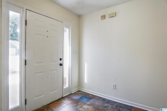 view of entrance foyer