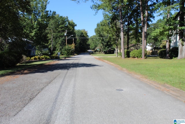 view of road