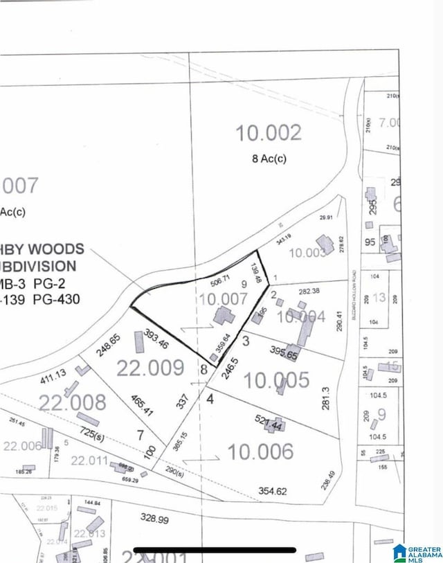 Wilton Water Rd Lot 9, Brierfield AL, 35035 land for sale