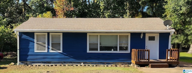 view of ranch-style house