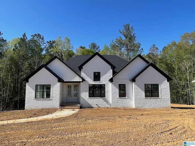 1146 Grey Oaks Vly, Pelham, AL 35124 - modern farmhouse style home featuring french doors and a shingled roof
