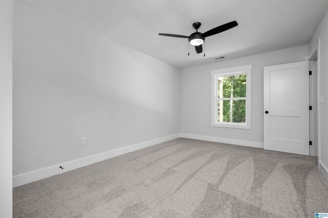 1146 Grey Oaks Vly, Pelham, AL 35124 - empty room featuring baseboards, ceiling fan, and carpet floors
