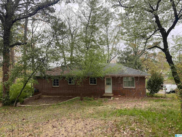 view of rear view of property