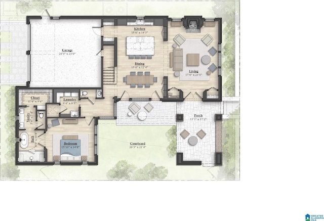 2 Chester Ct, Mountain Brook, AL 35223 - home floor plan