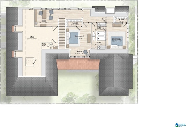 2 Chester Ct, Mountain Brook, AL 35223 - home floor plan