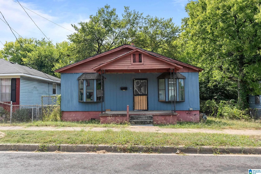 view of bungalow