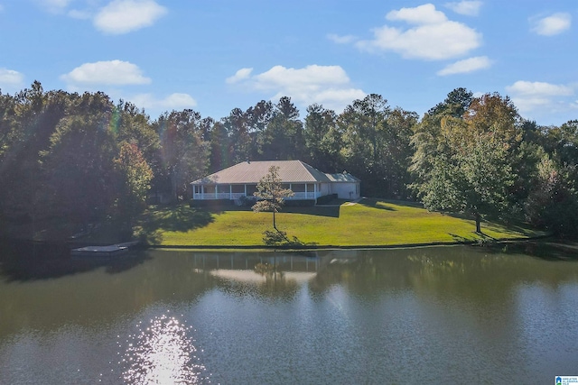 property view of water