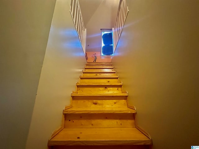 view of stairs