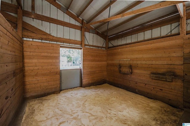 view of horse barn