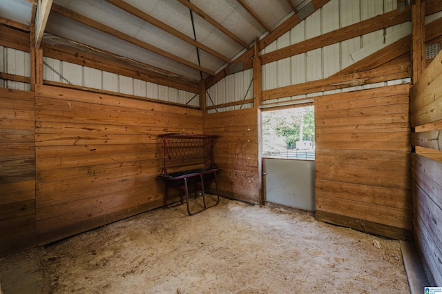 view of horse barn