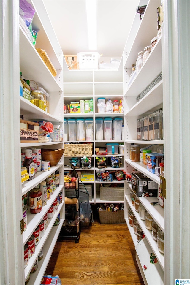 view of pantry