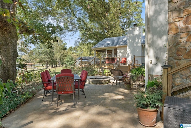 view of patio