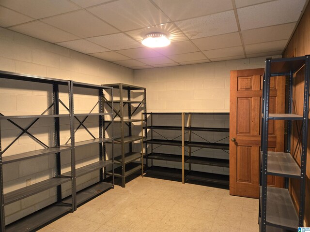 view of storage