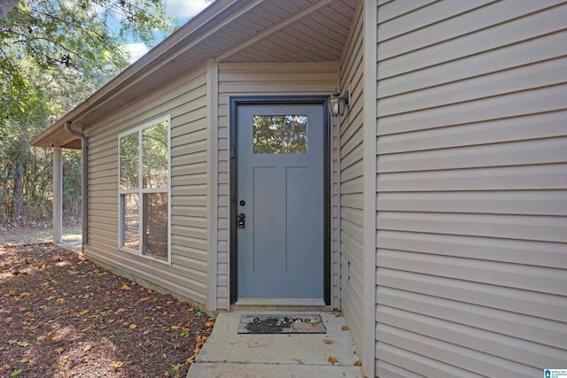 view of entrance to property