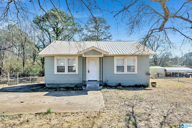 view of bungalow-style house