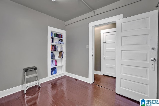 interior space featuring hardwood / wood-style floors