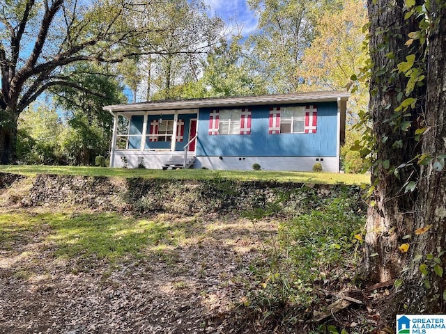 view of front of property