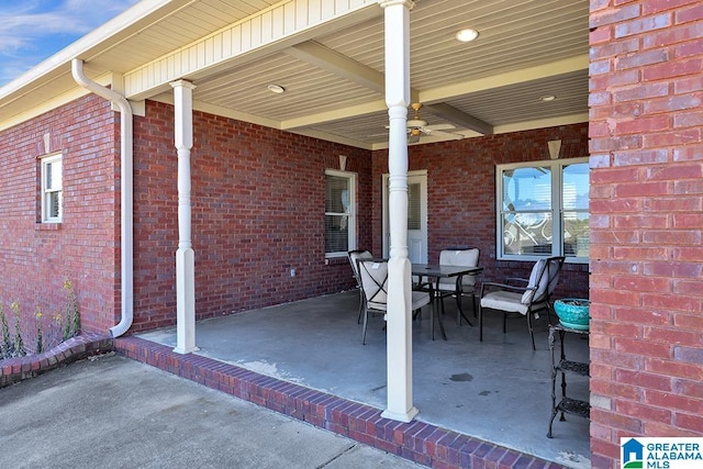 view of patio