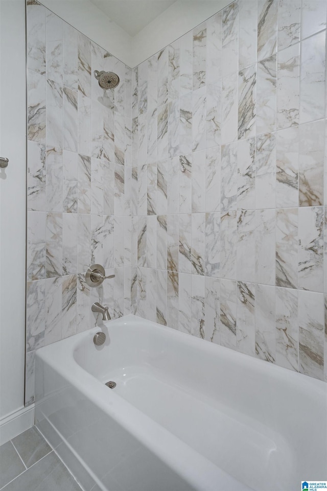 full bath with bathing tub / shower combination