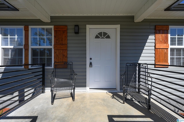 view of entrance to property