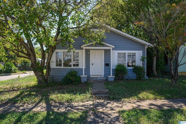 view of bungalow-style home