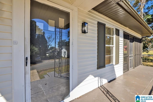 view of property entrance