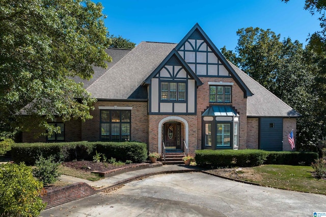 view of tudor house