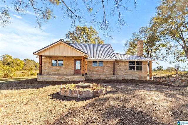 view of back of property