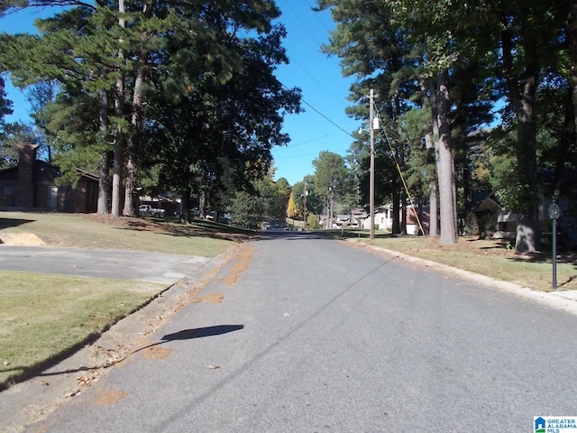 view of road