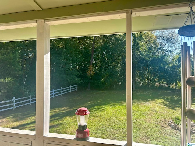 view of doorway to outside