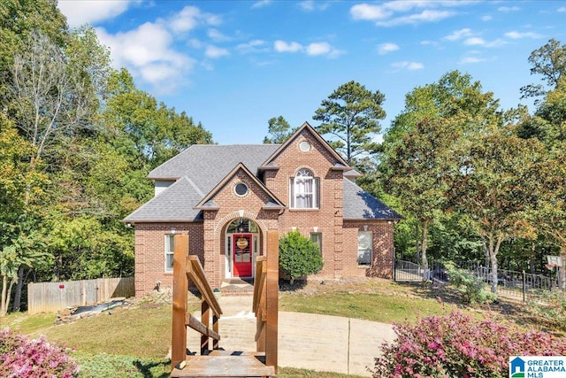 view of front property with a front yard