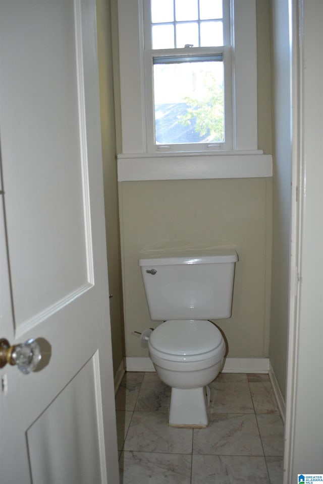 bathroom with toilet