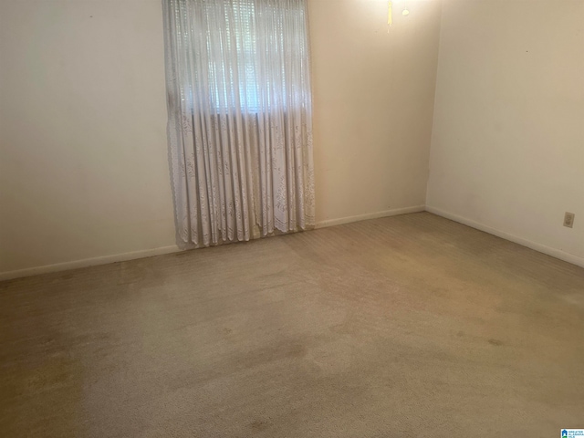 empty room with carpet floors