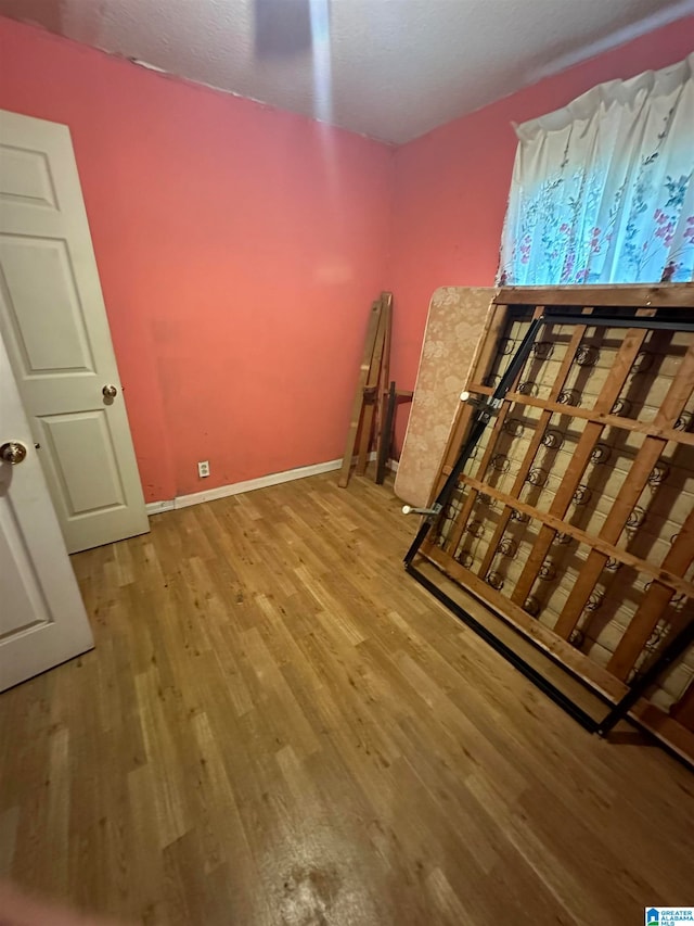 interior space with light hardwood / wood-style flooring