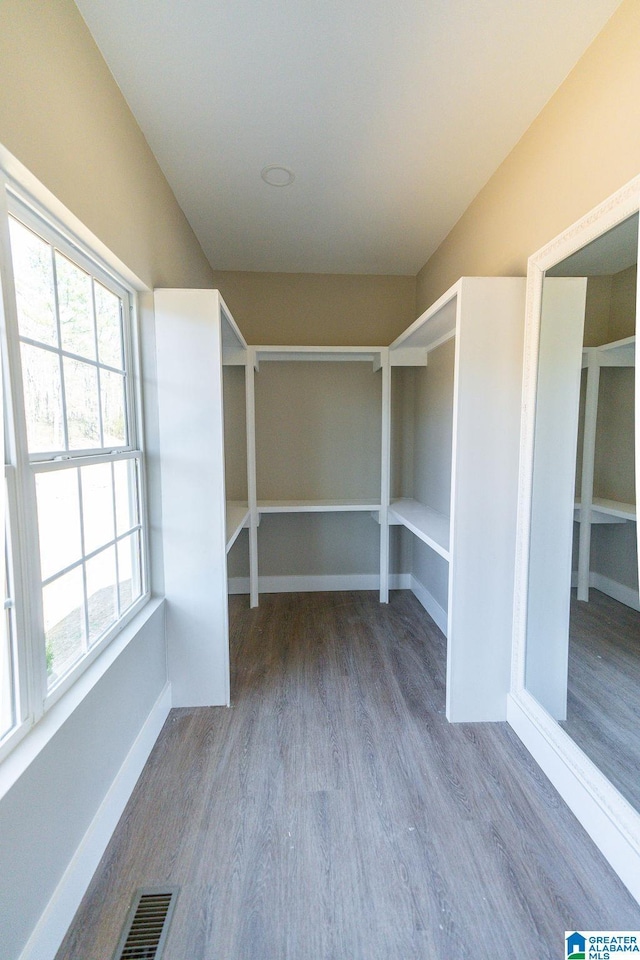 pantry featuring visible vents