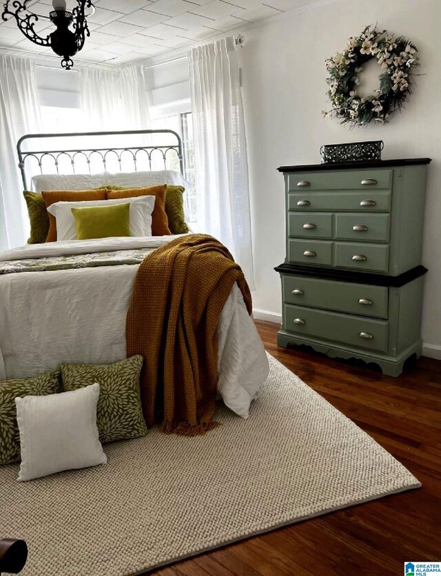 765 2nd Ave, Ashland, AL 36251 - bedroom featuring dark wood-style flooring