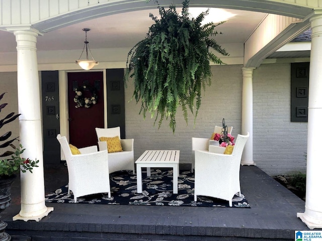 765 2nd Ave, Ashland, AL 36251 - view of patio / terrace with covered porch