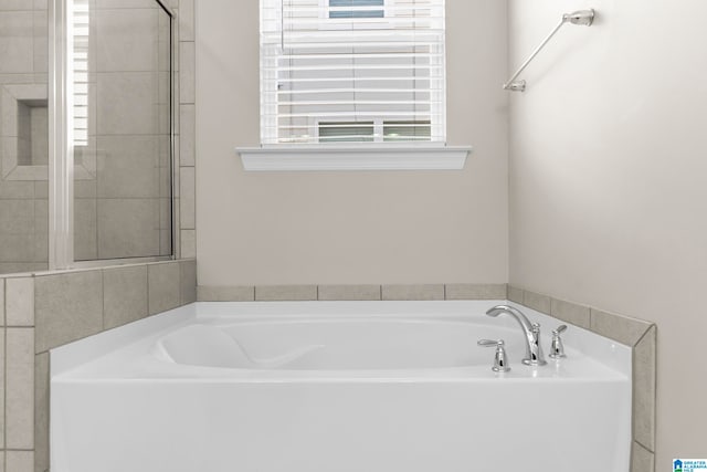 bathroom with a bathing tub