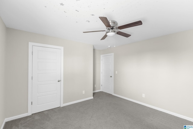 4092 Park Crossings Dr, Chelsea, AL 35043 - unfurnished bedroom featuring carpet flooring, baseboards, and a ceiling fan